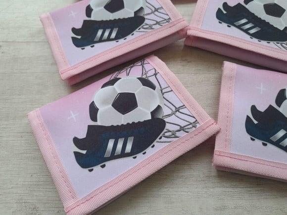 Carteira Personalizada Futebol Chuteira Preta