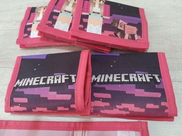 Carteira Personalizada Minecraft Menina
