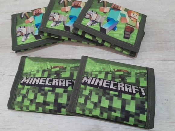 Carteira Personalizada Minecraft Menino