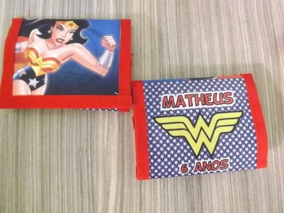 Carteira Personalizada Mulher Maravilha