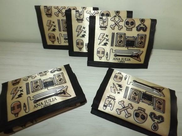 Carteira Personalizada Rock