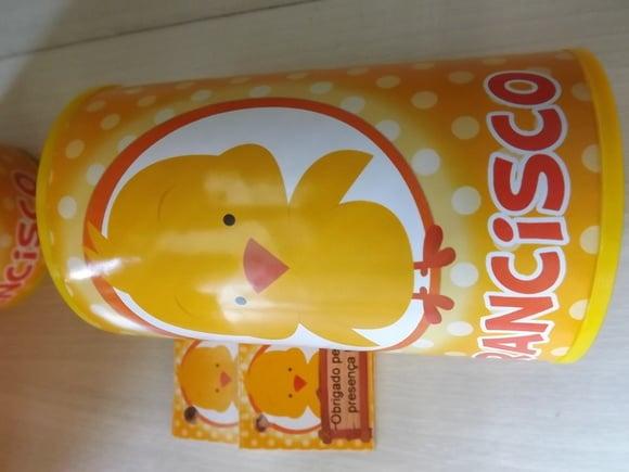 Cofrinho Personalizado Pintinho