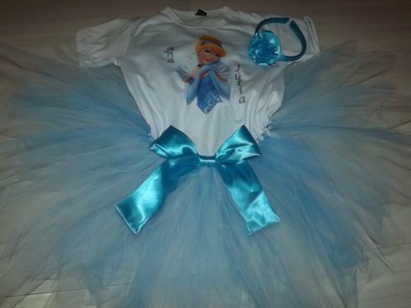 Conjunto de Tutu - Cinderela