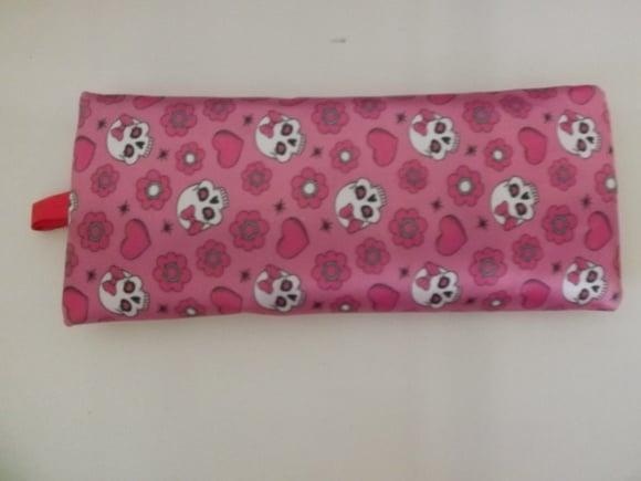 Estojo Personalizado Caveira Mexicana Rosa