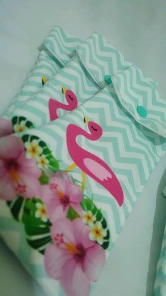 Estojo Personalizado Fino - Flamingo