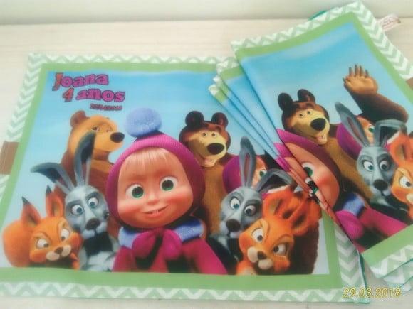 Jogo americano A menina e o Urso Menino