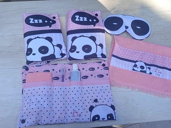 Kit Festa do Pijama Luxo Panda Ii