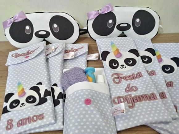 Kit Festa do Pijama Pandacórnio