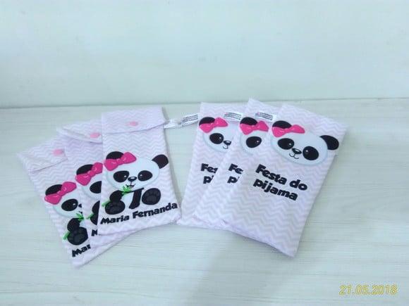 Kit Festa do Pijama Ursinha Panda