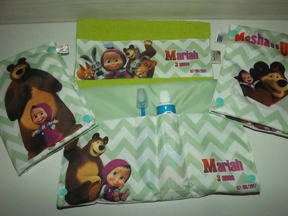Kit Higiene A menina e o urso