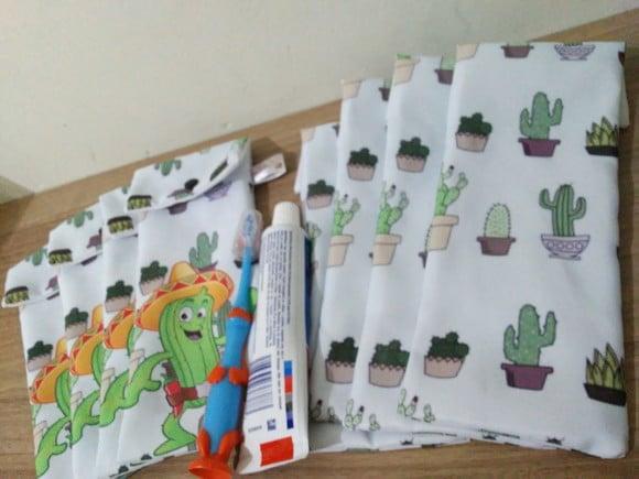 Kit Higiene Fino - Cactos Infantil