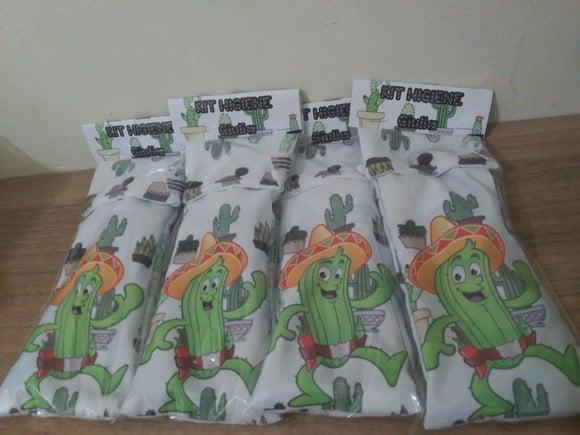 Kit Higiene Fino - Cactos Infantil