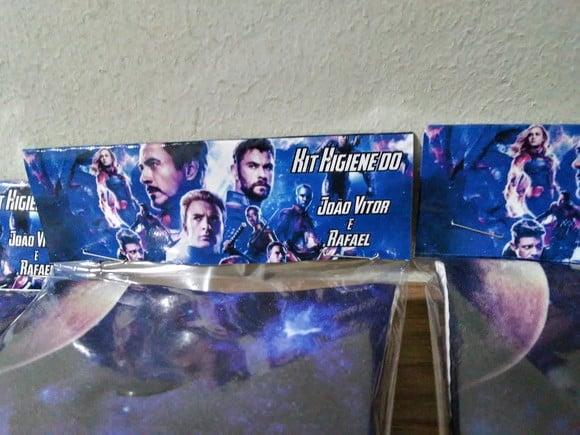 Kit Higiene Fino - Vingadores Ultimato
