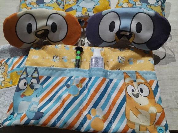 Kit Higiene Luxo Festa do Pijama Bluey e Bingo