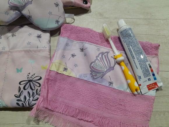 Kit Higiene Luxo Festa do Pijama Borboleta