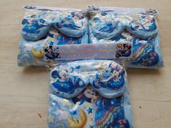 Kit Higiene Luxo Festa do Pijama Mickey e Minnie