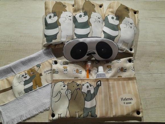 Kit Higiene Luxo Festa do Pijama Urso sem Curso