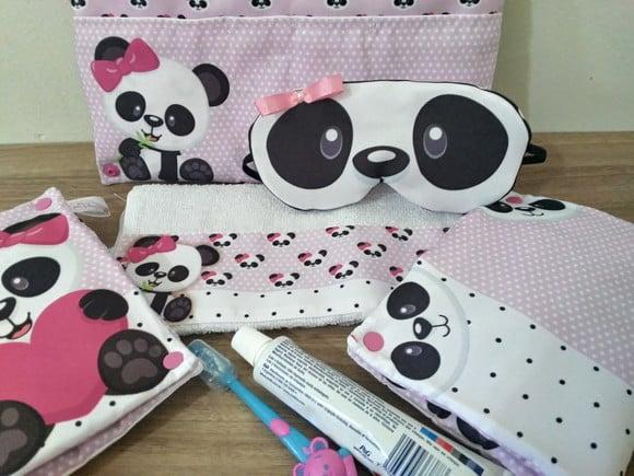 Kit Higiene Luxo Panda