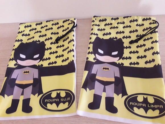 Kit Roupa Suja Roupa Limpa Batman Cute
