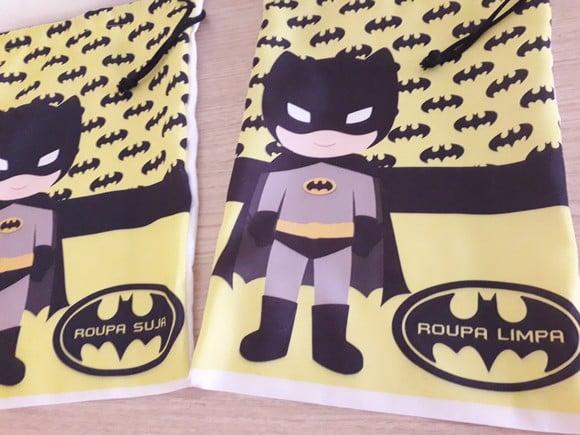 Kit Roupa Suja Roupa Limpa Batman Cute