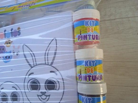 Kit Tela de Pintura Bolofofo e Mochila 28x37