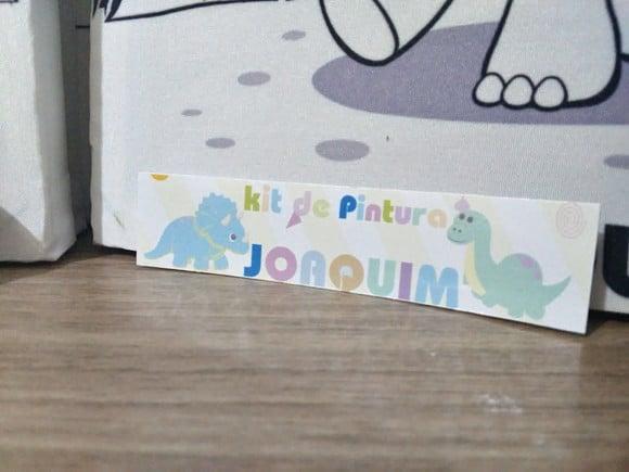 Kit Tela de Pintura Dinossauro Candy