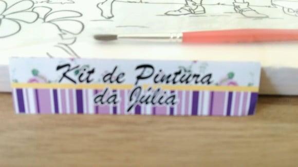 Kit Tela de Pintura Enrolados com Lapela