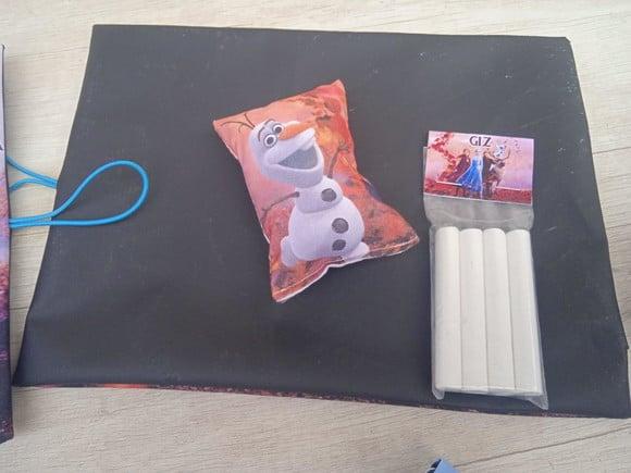 Lousa de Tecido Frozen Ii Roxo 20 x 30