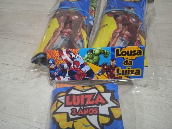 Lousa de Tecido Heróis 20 x 30
