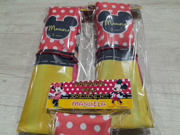 Lousa de Tecido Mickey e Minnie 20 x 30