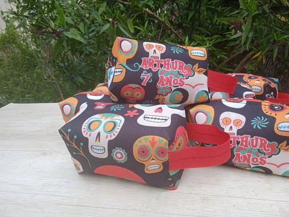 Mini Box Caveira Mexicana Preta
