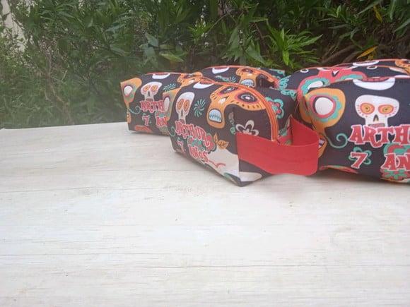 Mini Box Caveira Mexicana Preta