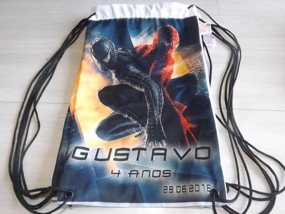 Mochila Infantil - Homem Aranha Preto