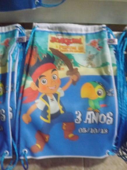 Mochila Infantil Jake e os Piratas