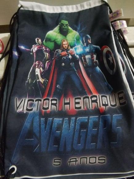 Mochila Infantil Personalizada Avengers