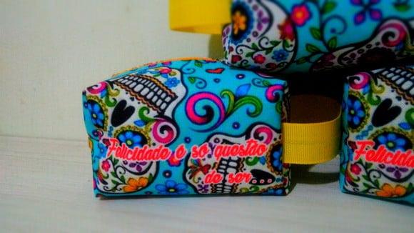 Necessarie Porta batom Caveira Mexicana