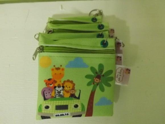 Porta Níquel Personalizado Safári Com argola