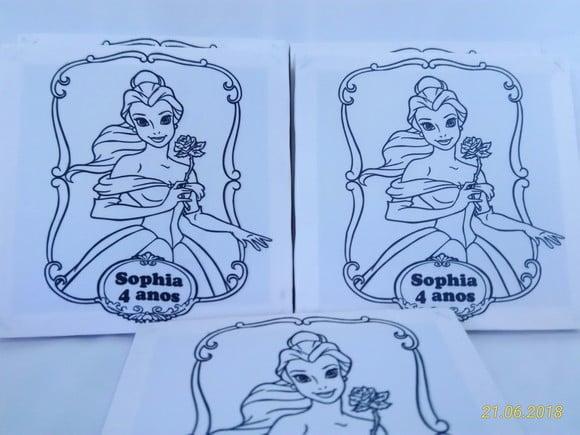 Tela de Pintura Personalizada A Bela