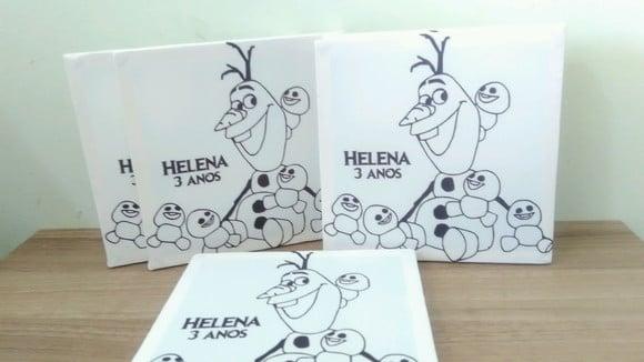 Tela de Pintura Personalizada Frozen Fever