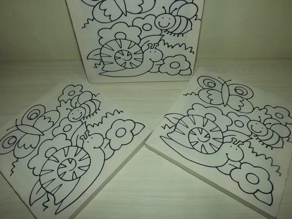 Tela de Pintura Personalizada Jardim Encantado