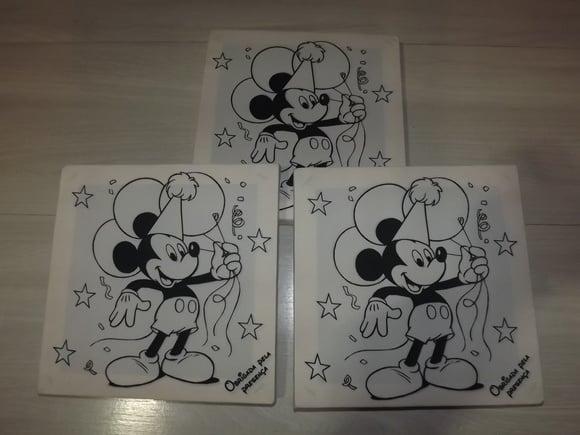 Tela de Pintura Personalizada Mickey