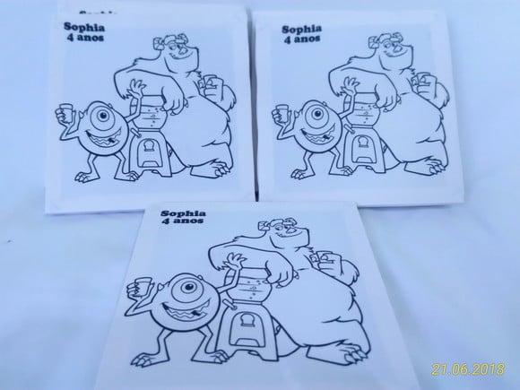 Tela de Pintura Personalizada Monstros SA