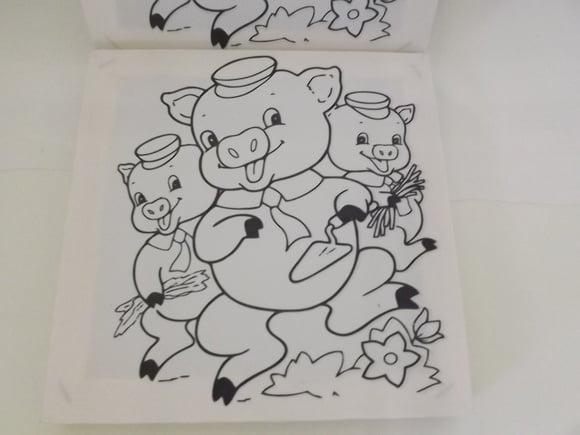 Tela de Pintura Personalizada Os 3 Porquinhos