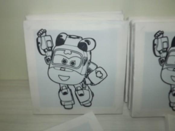 Tela de Pintura Super Wings Dizzy