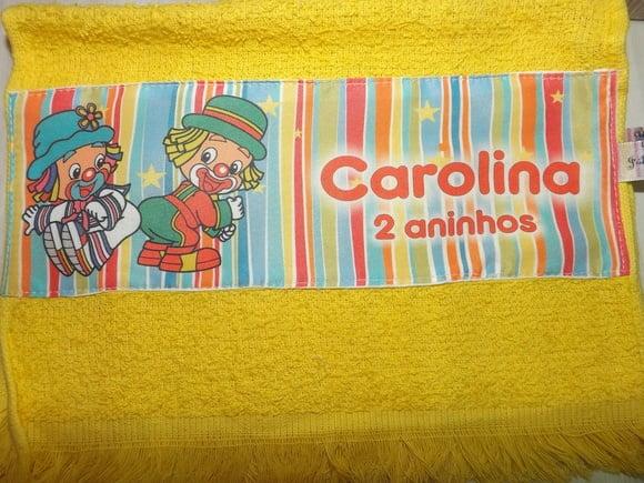 Toalhinha de mão personalizada