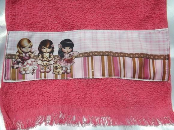 Toalhinha de mão personalizada