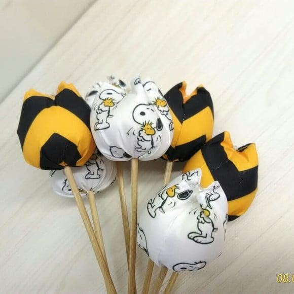 Tulipas de tecido Personalizada Snoopy