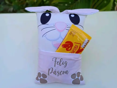 Almofada porta chocolate Coelho