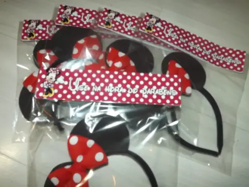Arco Minie com Lapela Personalizada