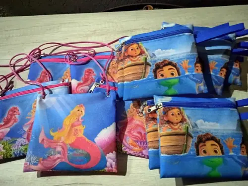 Bolsinha Barbie Sereia Tira Colo
